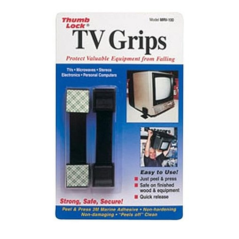 TV Grips, Black 2 Pk